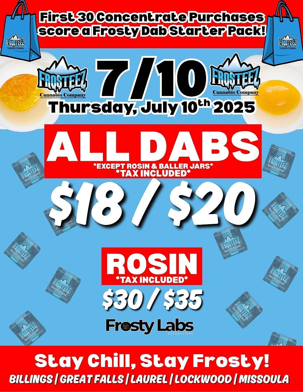 celebrate 710 Frosteez Dispensary Cannabis Company