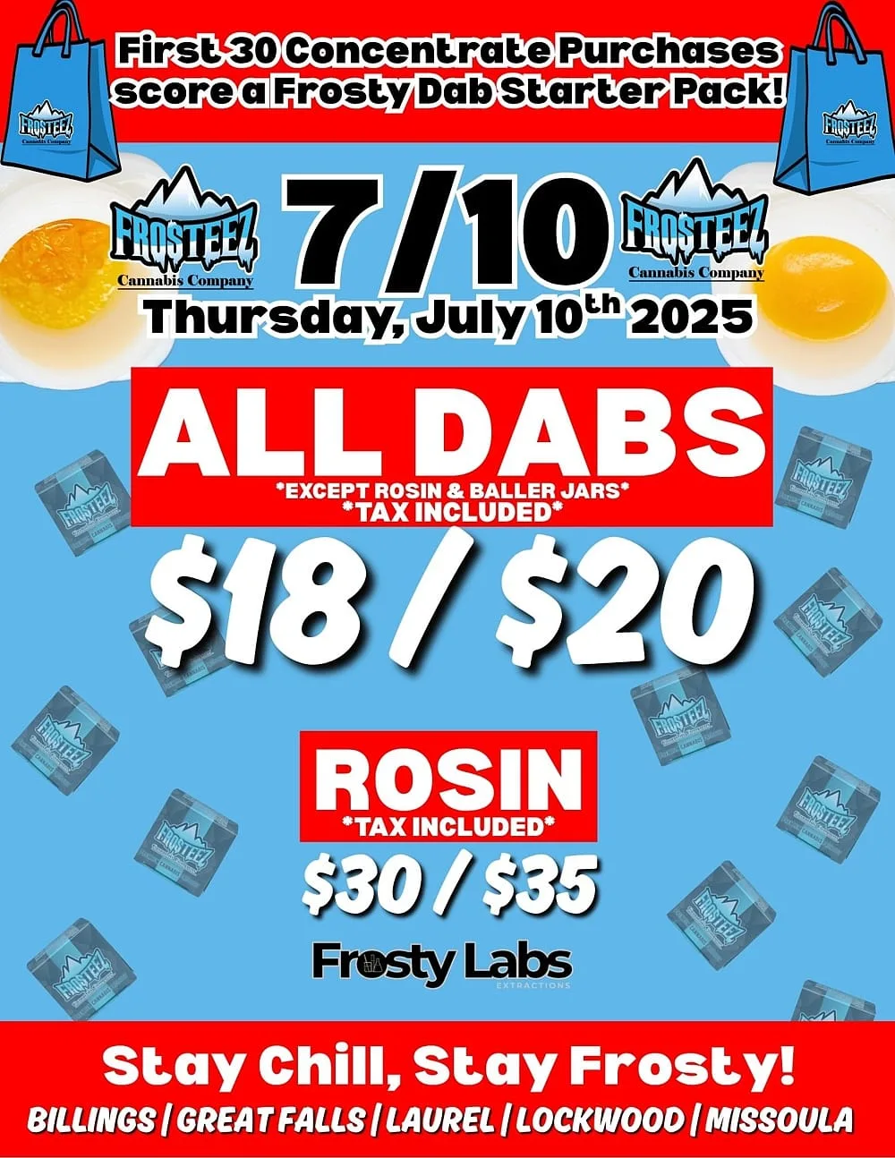 celebrate 710 Frosteez Dispensary Cannabis Company