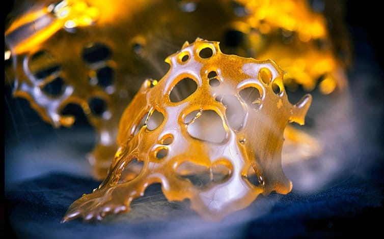 Cannabis concentrate dab used for dabbing high THC products