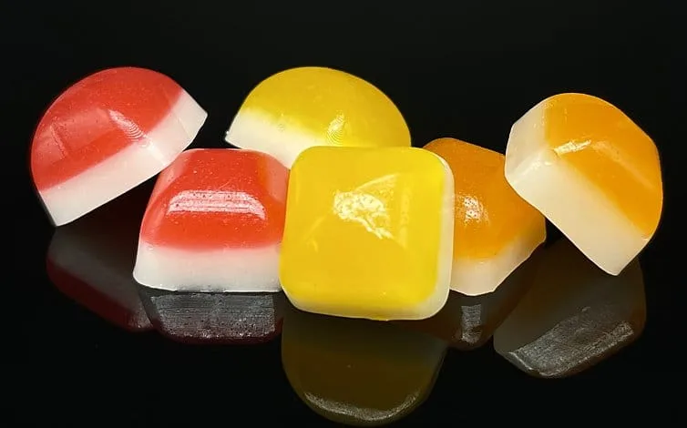 Cannabis infused edibles including chocolate and gummies