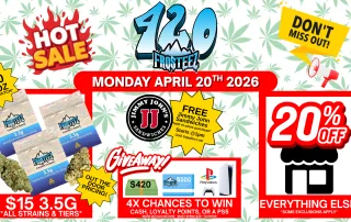 420 deals Montana Frosteez Cannabis Dispensary April 20 2026 Billings Great Falls Missoula weed specials